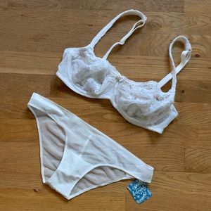 NWT Free People Roxanne Mesh Bikini Panty Sz. S